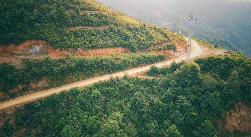 Con đường dẫn đến Bản Cu Vai. 