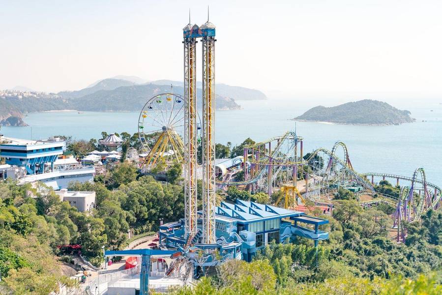 Trải nghiệm cảm giác mạnh đầy hứng khởi tại Ocean Park Hong Kong. 