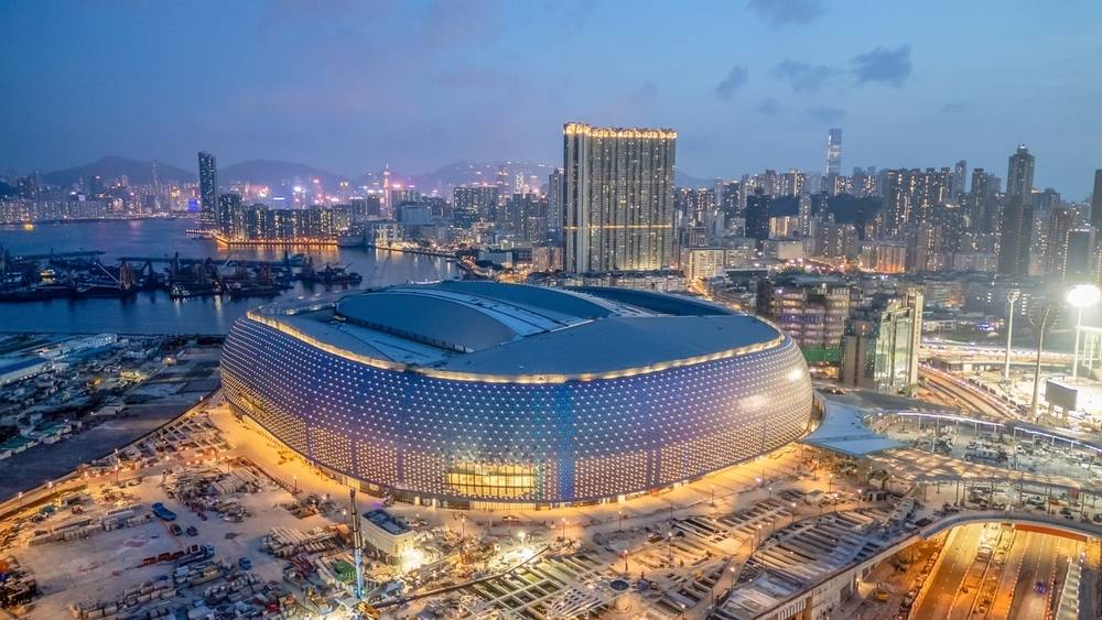 Kai Tak Sports Park là nơi diễn ra nhiều sự kiện văn hóa và âm nhạc đặc sắc.