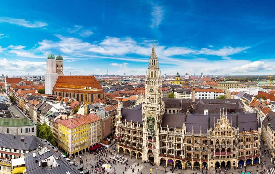 New Town Hall là công trình kiến trúc biểu tượng của thành phố Munich. 