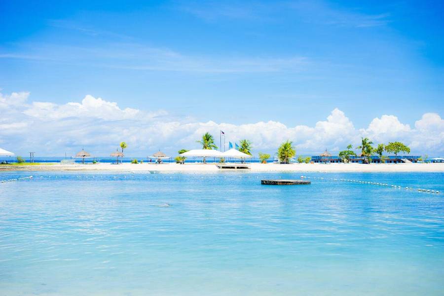 Một ngày nắng đẹp yên bình tại đảo Cebu. 
