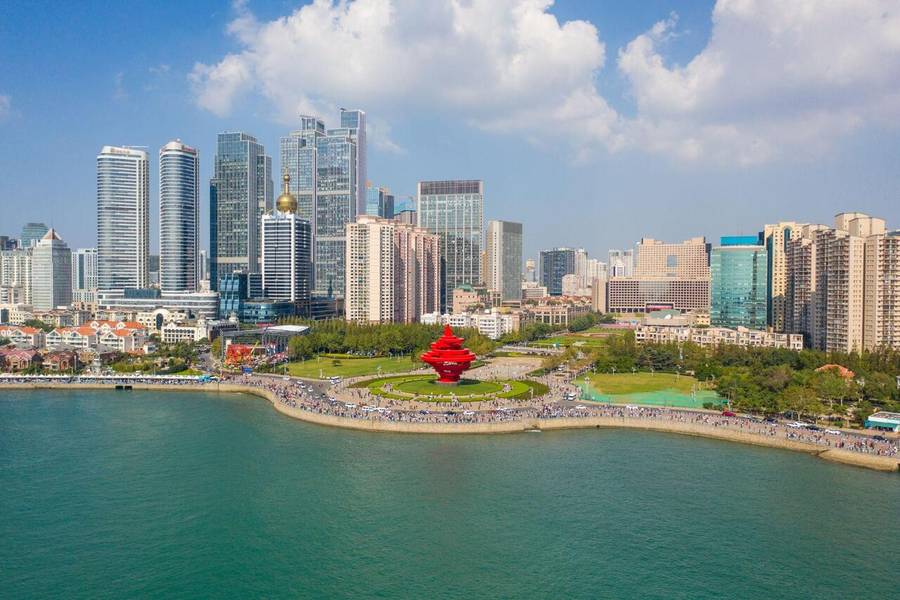 Thanh Đảo là thành phố biển nổi tiếng của Trung Quốc. 