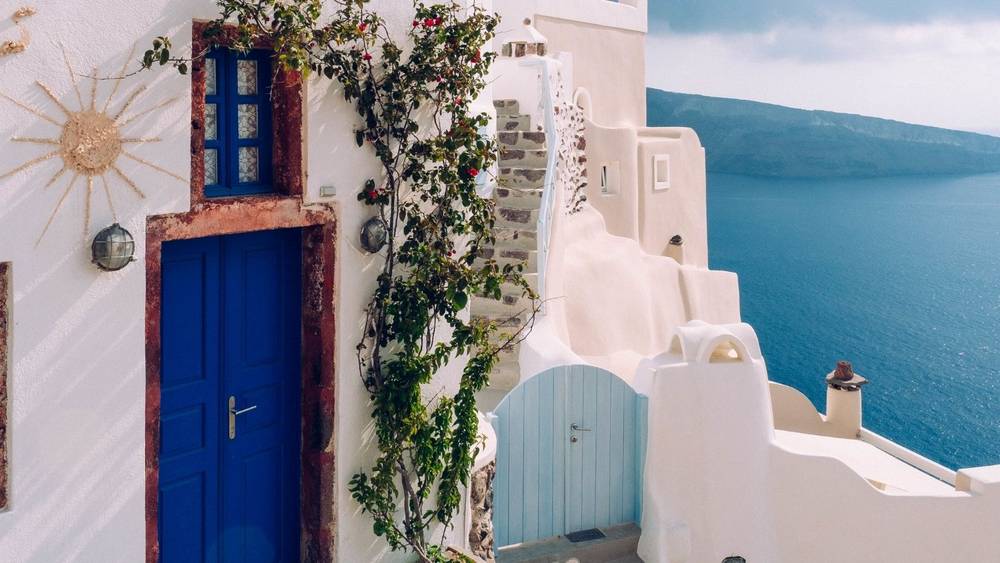 A doorway on a Greek Island