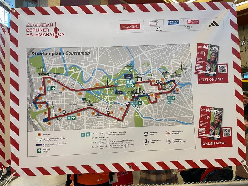 The Berlin Half Marathon is indeed different from the BMW Berlin Marathon