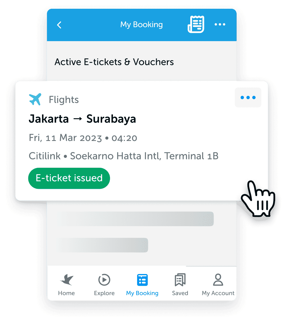 Go to My Booking