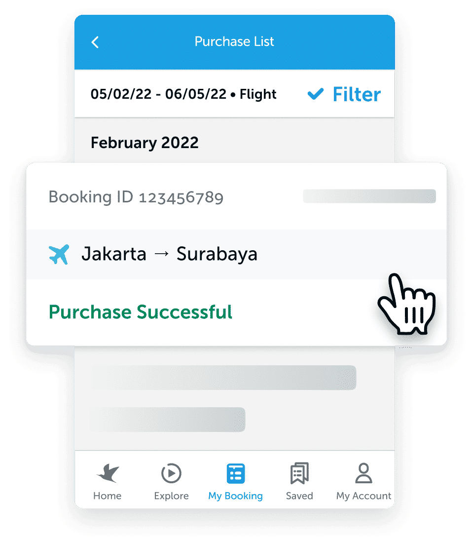 Go to My Booking