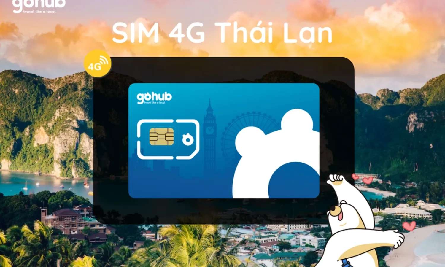 eSIM du lịch Thái Lan