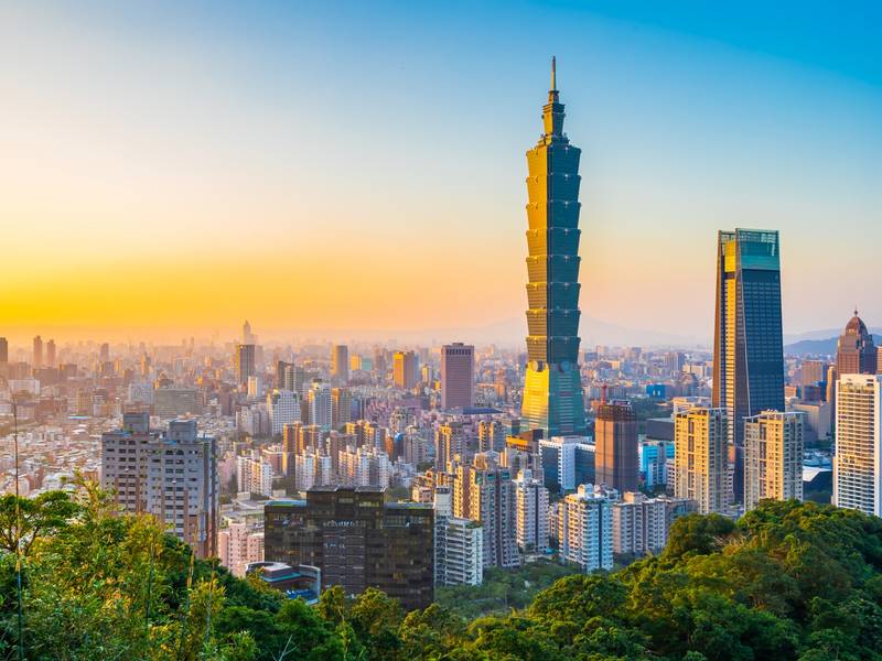 Tháp Taipei 101 là một biểu tượng đặc trưng của Đài Loan.