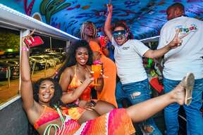 Nightlife Party Bus Tour + Free Cocktails, DJ, Host & bartender