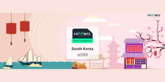 Commbitz eSIM South Korea | 3GB for 5, 7, 10 Days