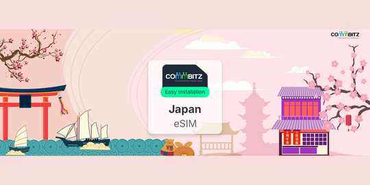 Commbitz eSIM Japan | 3GB for 5, 7, 10 Days
