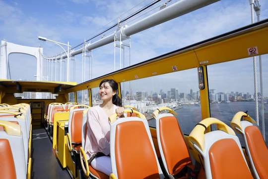 [Double-Decker Open-Top Bus] TOKYO Panoramic Drive: Rainbow Bridge & Ginza, 360.136 VND