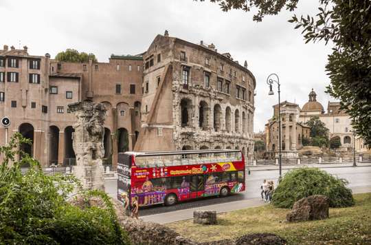 Colosseum Ticket and Rome Hop-on Hop-off Bus Tour - City Sightseeing, THB 2,616.17
