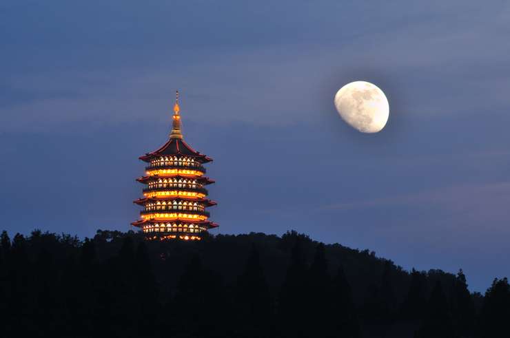 雷峰塔 入場きっぷ＋西湖外事クルーズ 外交クルーズチケット（大人） 2