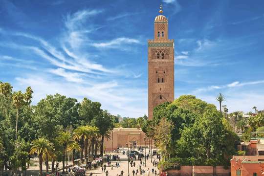 Marrakech Tour: Koutoubia Mosque, El Bahia Palace, Menara Gardens, Djemaa El Fna Square, RM 339