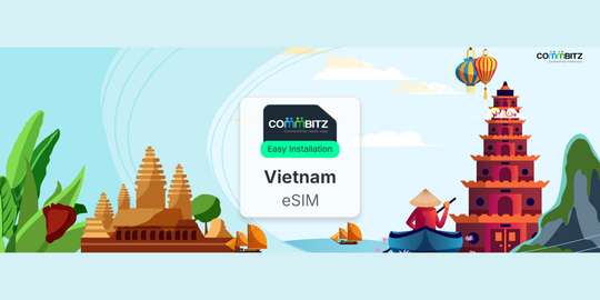 Commbitz eSIM Vietnam | 20GB untuk 10, 15, 30 Hari