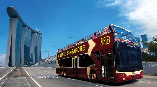 Tur Big Bus dengan Bus Hop-On Hop-Off Singapura