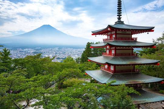 Mount Fuji and Arakurayama Sengen Park 1 Day Bus Tour