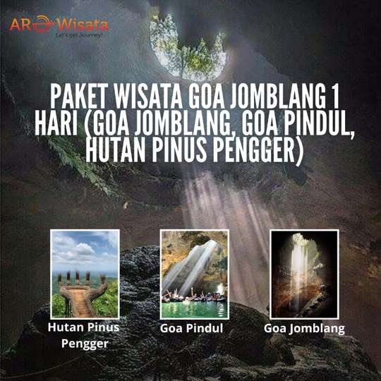 Jomblang Cave (Jomblang Cave, Pindul Cave, Pengger Pine Forest) by Aro Wisata Tour - 1-day Tour, 1.450.930 VND