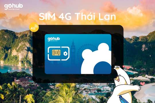 Thẻ SIM 4G GoHub Thái Lan - Nhận/Giao tại Việt Nam