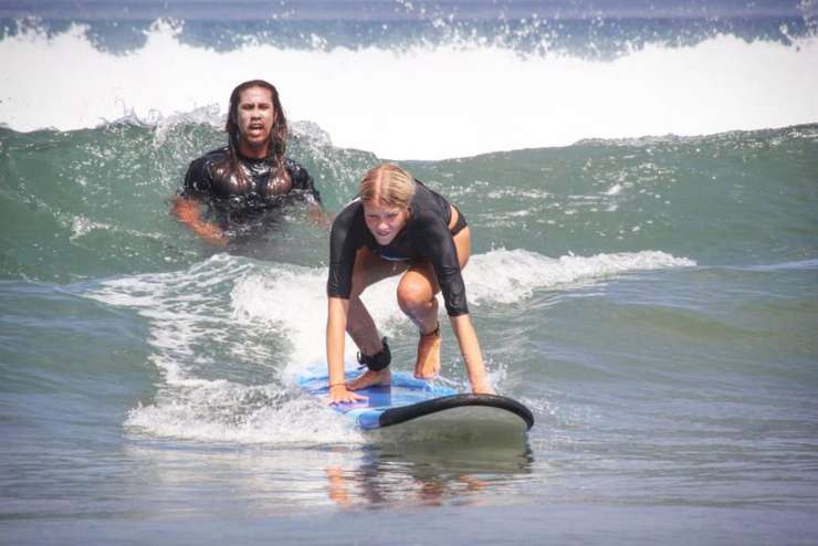 衝浪課程在 7Surf Bali 2
