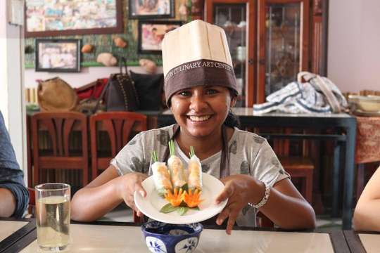 Cooking Class and Market Cyclo Tour in Saigon