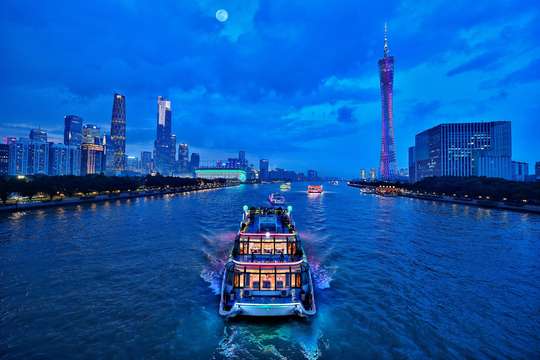 Pearl River Cruise Ticket – Night Views of Canton Tower & Guangzhou Skyline