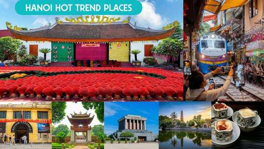All in 1 Day/ Morning with Incense Village, Train Street and Afternoon with Must-see attractions in City+Egg Coffee | From Hanoi, Vietnam