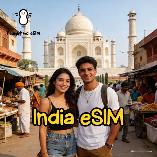 【India eSIM】Unlimited Data Travel eSIM ｜Reliable 4G/5G Coverage Across All Major Cities