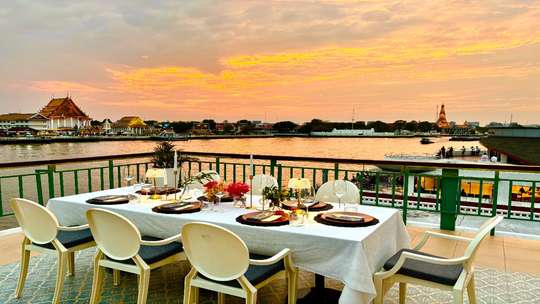 RosSamran: Gourmet Fine Dining Experience with Chao Phraya Panoramic River Views