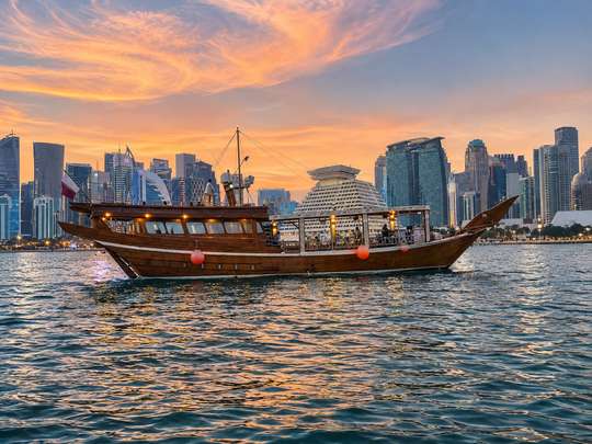 Doha: Private City Highlights Tour with Corniche Dhow Cruise, AU$317