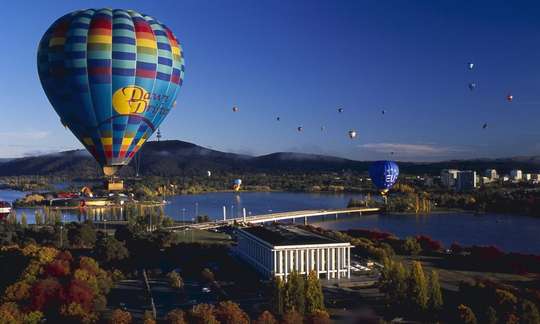 Canberra Hot Air Balloon Flight - 1 Hour