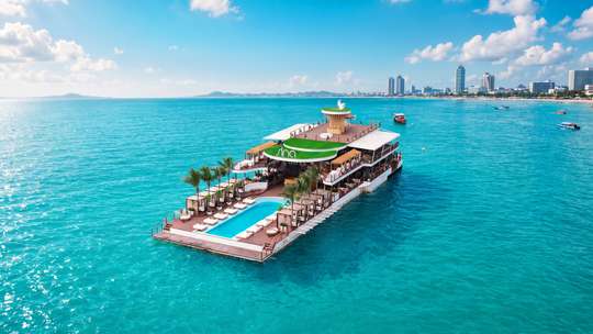 SINA Beach Club Pattaya Tiket Masuk