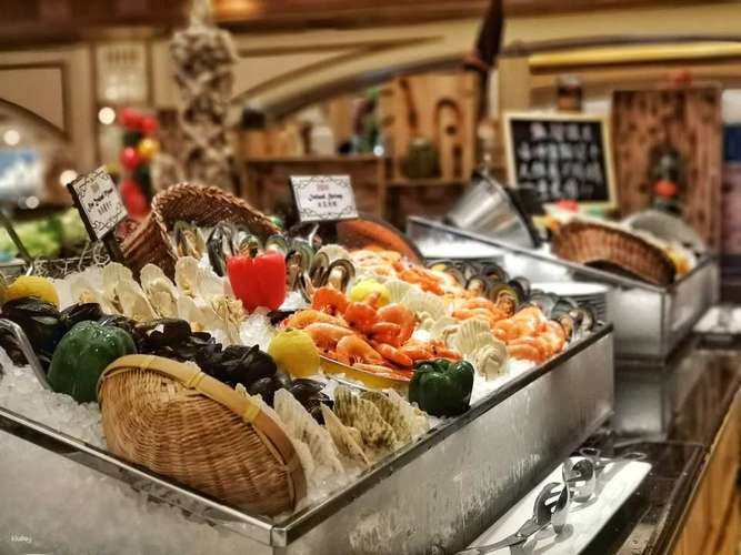 【マカオビュッフェ】マカオ ハーバービュー ホテル パーク レストラン ビュッフェランチ、ディナー、アフタヌーンティー（2名様） 1