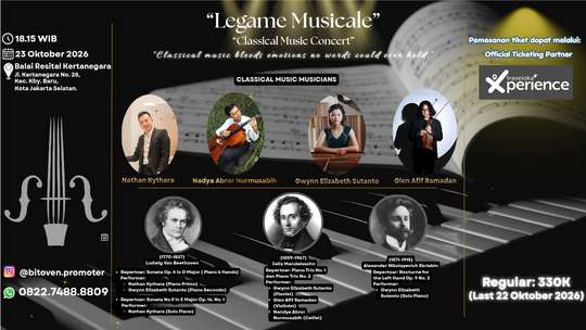 Classical Music Concert " Legame Musicale" by Nathan Kythara Tickets