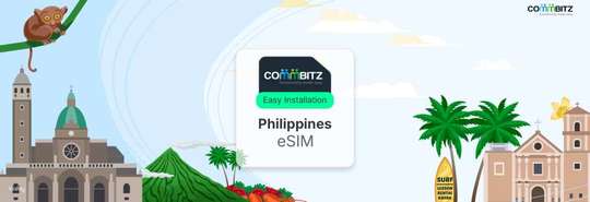 【Commbitz】eSIM Filipina | Paket Data Total 3-20GB