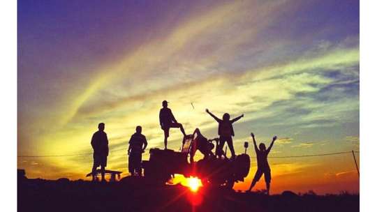 ONE DAY JOGJA SUNRISE TOUR PACKAGE (Lava Jeep Merapi Sunrise - VW Rural Tour - Borobudur Temple - Gamplong Nature Studio) By Buni Tours Jogja, AU$80