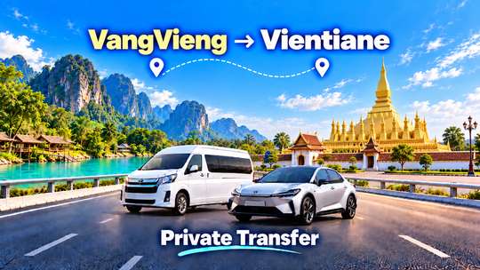 VangVieng Hotel to Vientiane Private Transfer, USD 100.00