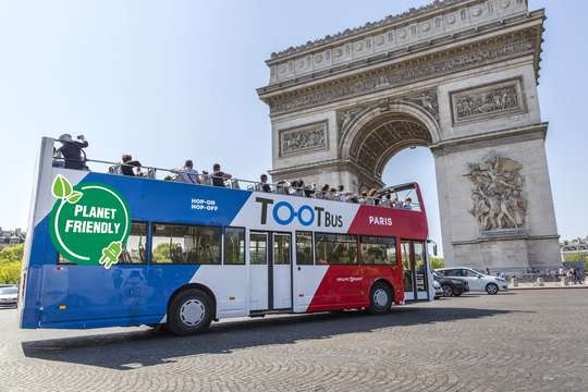 Tour xe buýt hop-on hop-off Tootbus Paris, 1.037.674 VND