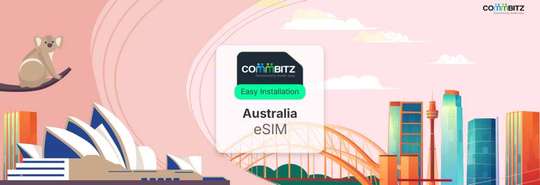 【Commbitz】Australia eSIM | 500MB-70GB Daily/Total Data Plan