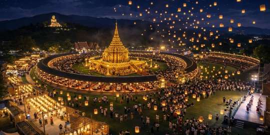 Lanna Lantern Festival (LLF) 2026 at Lanna Cultural Village