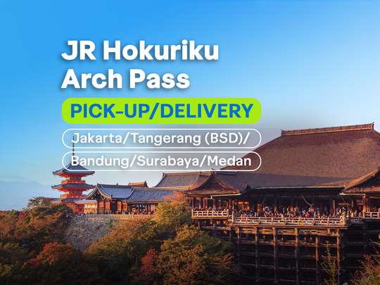 (Pick-Up/Delivery in Indonesia Only) JR Hokuriku Arch Pass 7 Days