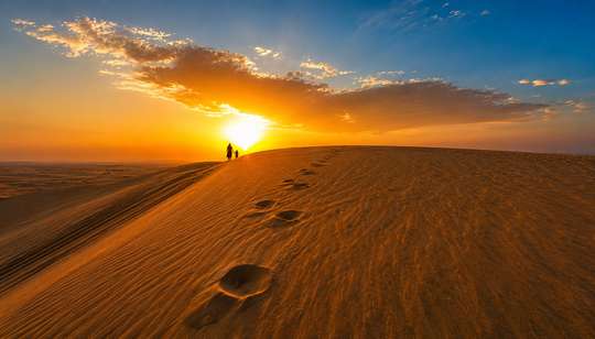 Private Sunset Desert Safari Qatar | Inland Sea, Camel Ride & Dune Bashing, AU$370