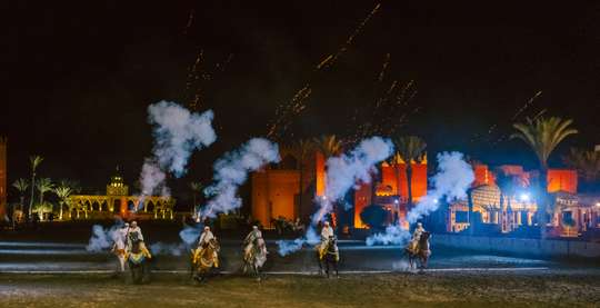 Fantasia 1001 Nights Dinner Show with Round Trip Transfers from Marrakech, RM 316