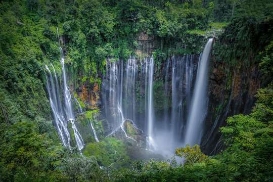Private trip Tumpak Sewu Tour (Tumpak Sewu, Tetes Cave, Kapas Biru Waterfall, Kapas Biru Panorama, Rainbow Mist Waterfall) Surabaya-Sidoarjo Area, RM 592