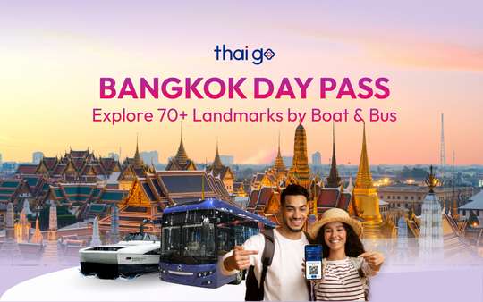 ThaiGo: Bangkok Unlimited River Boat & Bus Pass, Rp 197.096