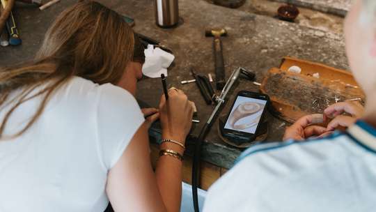 Silver & Brass Jewelry Workshop in Ubud