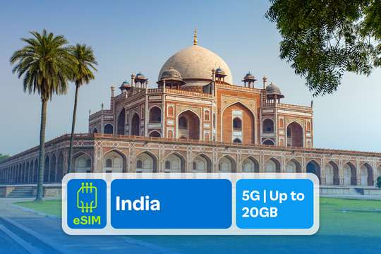 5G eSIM for India by SIM GO KING, RM 34