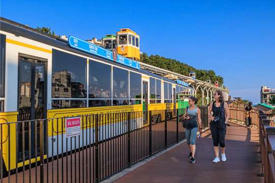 Busan Haeundae Blueline Park: Sky Capsule & Beach Train Tickets