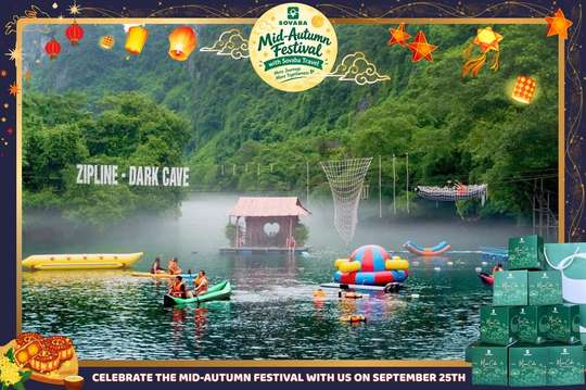 Phong Nha/Dong Hoi: Zipline Dark Cave & Phong Nha Cave Trip